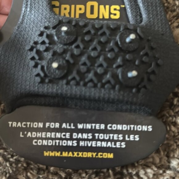 MAXX DRY GRIP ONS Shoe Grips For Traction Size L 7.5-10 - Picture 3 of 5
